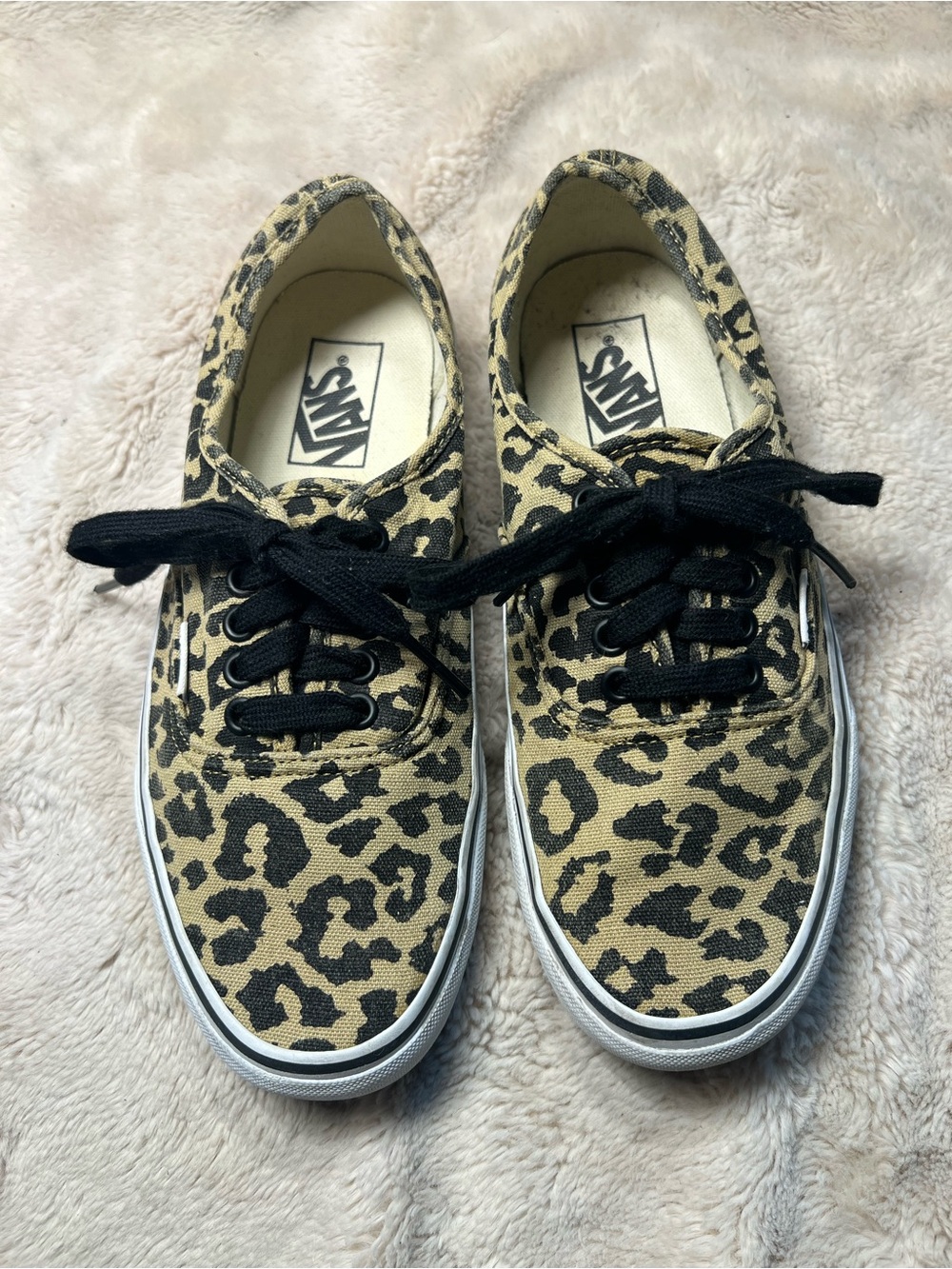 Vans Van Doren leopard print sneakers womens 8.5